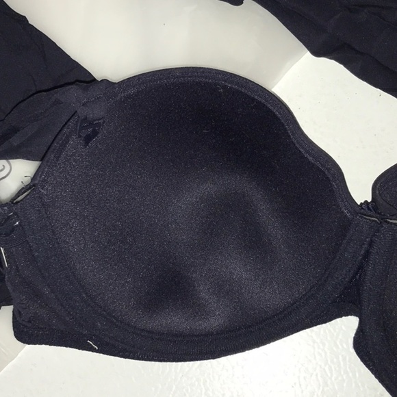 Marie Jo L’Aventure “Daniel” Bra 2 way 36/B. Navy Blue Sexy Cut Thick Straps NWT - Picture 13 of 14